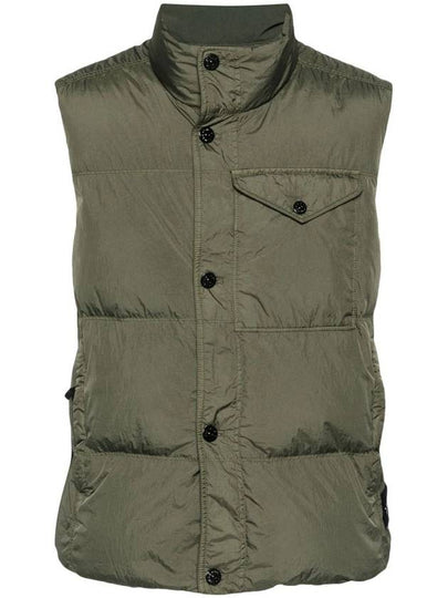 Crinkle Reps R-NY Down Vest Green - STONE ISLAND - BALAAN 2