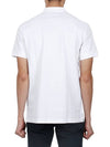 Eddie Cotton Polo Shirt White - BURBERRY - BALAAN 5