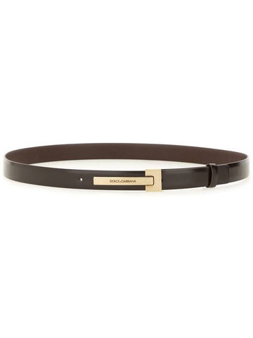 BELT WITH LOGO - DOLCE&GABBANA - BALAAN 1