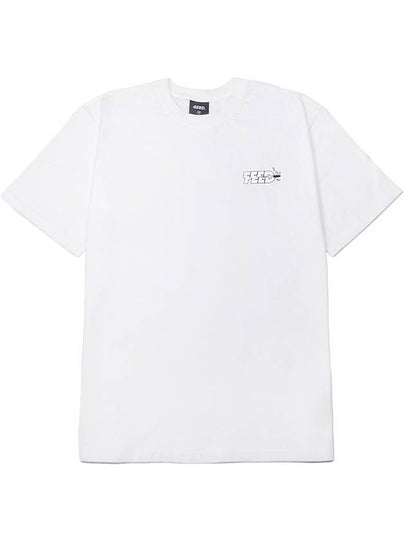 Bullet Logo  Short Sleeve T-Shirt White - FOREEDCLUB - BALAAN 2