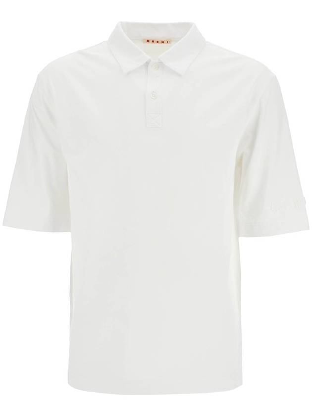 "compact jersey polo shirt" - MARNI - BALAAN 1