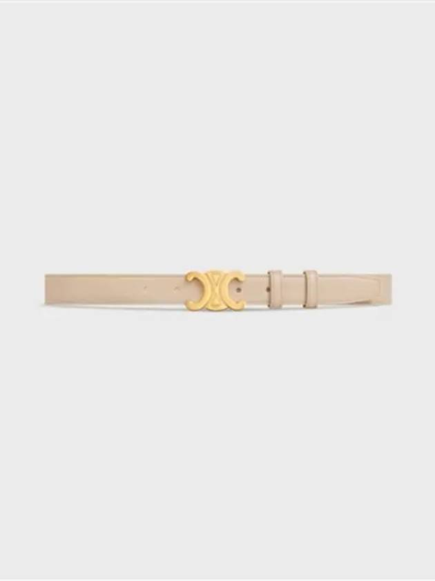 Triomphe Taurillon Medium Leather Belt Nude - CELINE - BALAAN 2