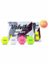 Vivid Soft 3-piece colored golf ball 1 dozen 12 balls - VOLVIK - BALAAN 2