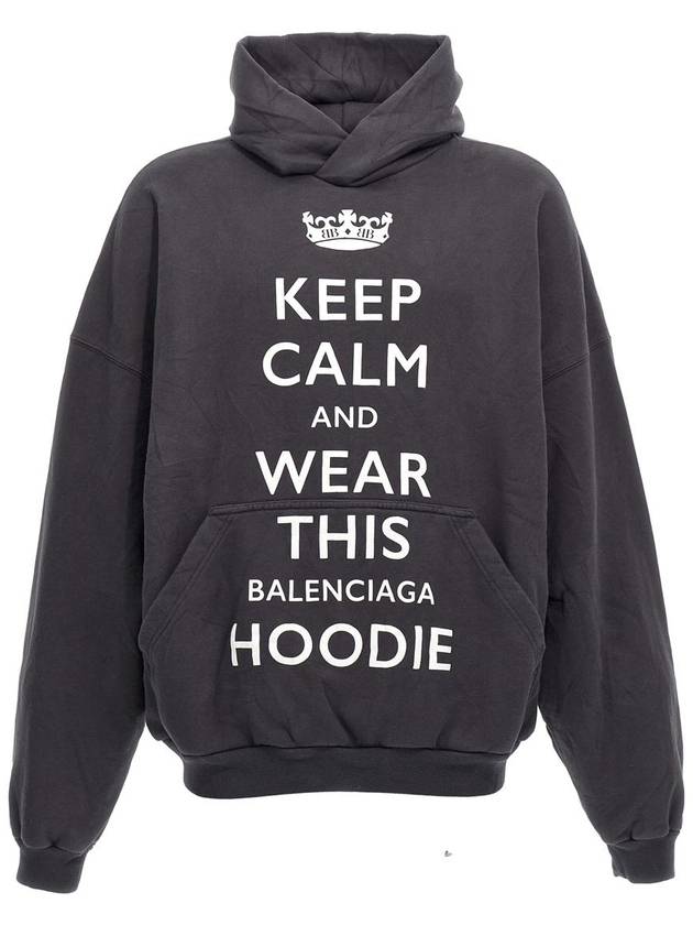 Balenciaga Printed Hoodie - BALENCIAGA - BALAAN 1