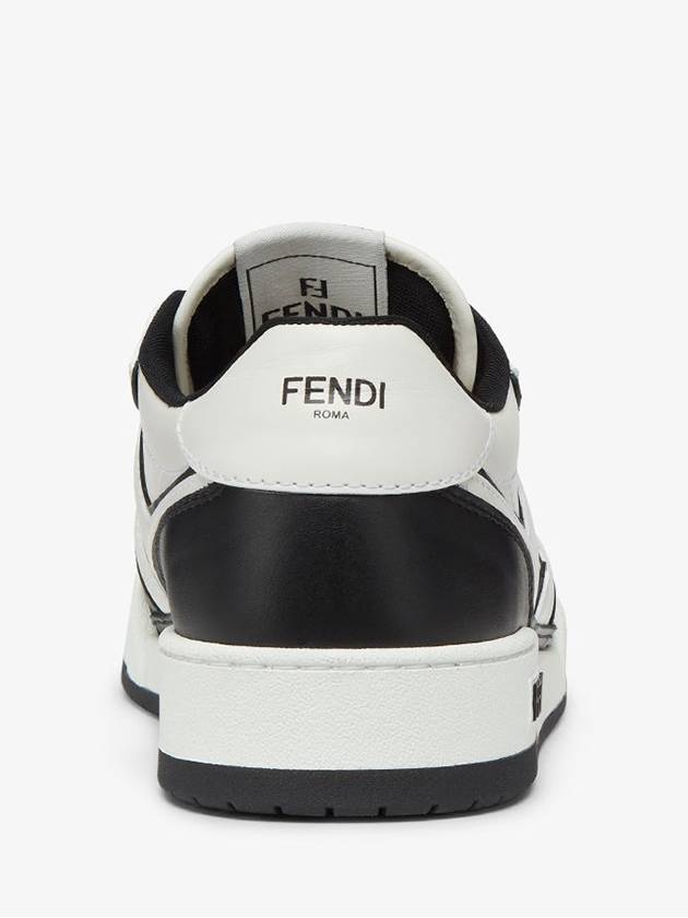 Match Low Top Sneakers Black - FENDI - BALAAN 4