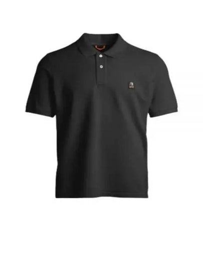 Patch Polo Shirt Black - PARAJUMPERS - BALAAN 2