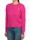 Kids Cable Cardigan 313543047058 PINK Adults can wear - POLO RALPH LAUREN - BALAAN 3