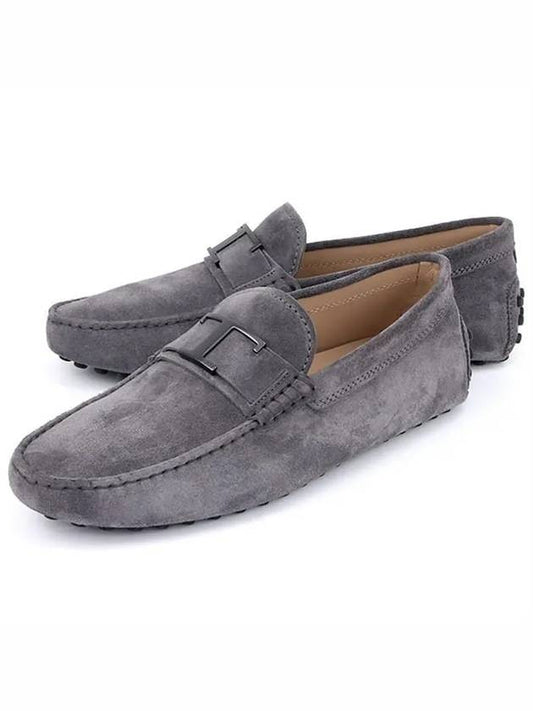 Gommino Suede Driving Shoes Grey - TOD'S - BALAAN 2