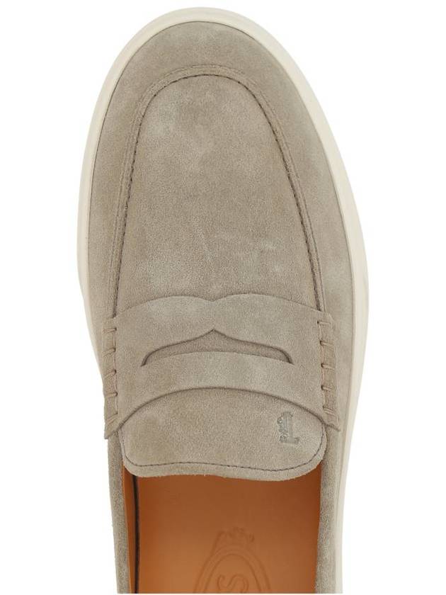 Suede Loafers Grey - TOD'S - BALAAN 5