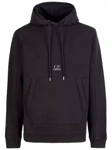 Logo Hoodie Black - CP COMPANY - BALAAN 1