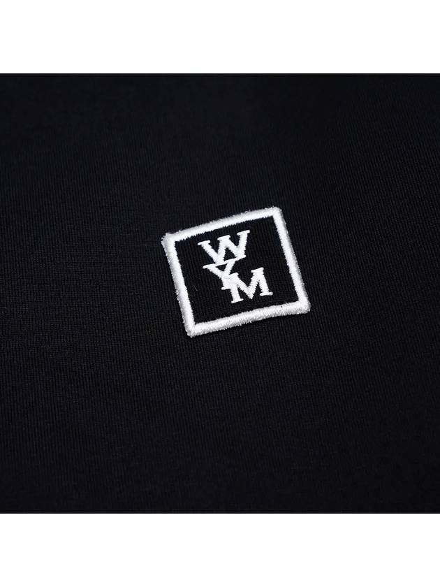 Cotton Back Logo Long Sleeve T-Shirt Black - WOOYOUNGMI - BALAAN 4