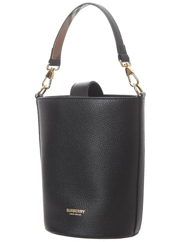 LL Small Bucket Bag Black - BURBERRY - BALAAN 3