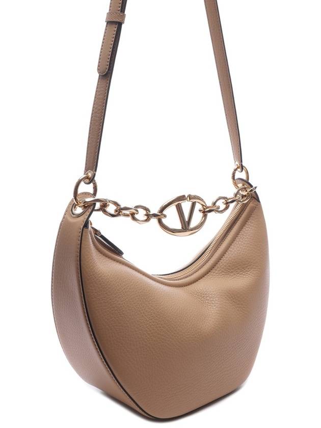 Women s V Logo Moon Small Tote Shoulder Bag 5W2B0Q42 JDK GH9 24F - VALENTINO - BALAAN 3