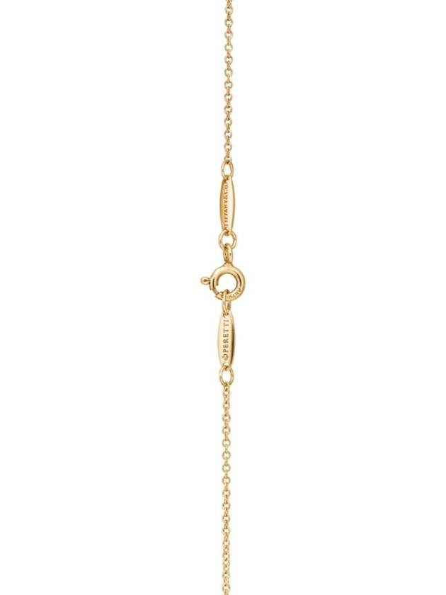 Open Heart Pendant 11MM Necklace Gold - TIFFANY & CO. - BALAAN 4