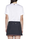 Women's Military Ripstop Framing Mini A-Line Skirt Navy - THOM BROWNE - BALAAN 5