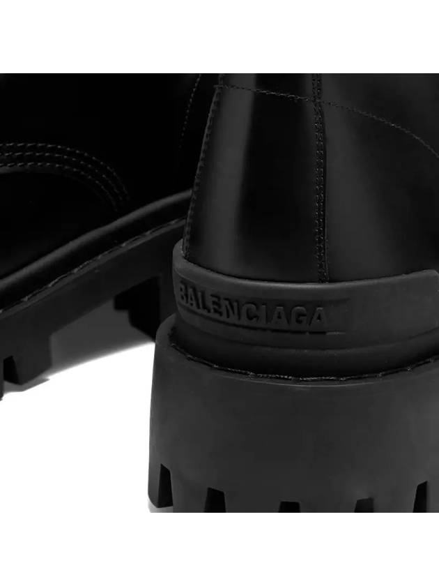 Leather Strike Ankle Boots Black - BALENCIAGA - BALAAN 5