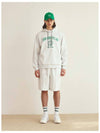 Essential Sweat Shorts White Melange Grey - THE GREEN LAB - BALAAN 4