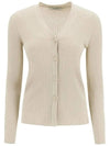 22FW Bertone rib knit cardigan beige 93460329 001 - MAX MARA - BALAAN 2