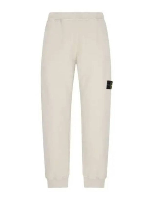 Signature Wappen Patch Cotton Exhaust Pants Plaster - STONE ISLAND - BALAAN 2