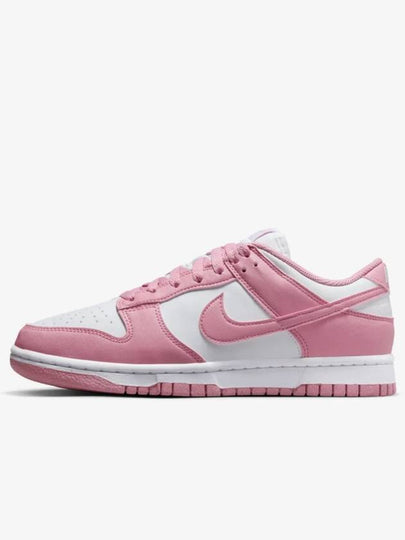 Dunk Low Top Sneakers White Elemental Pink - NIKE - BALAAN 2