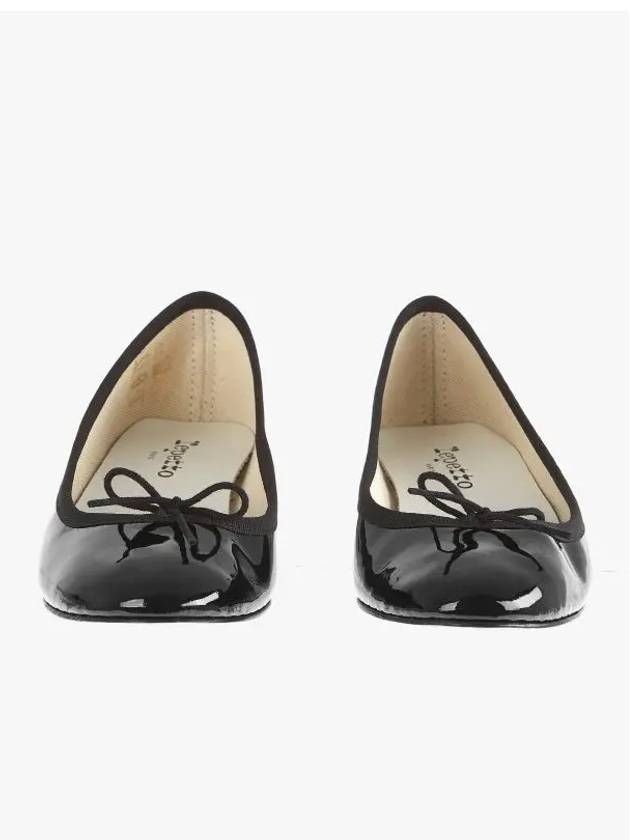 Women's Cendrillon Leather Ballerinas Flat Black - REPETTO - BALAAN 4