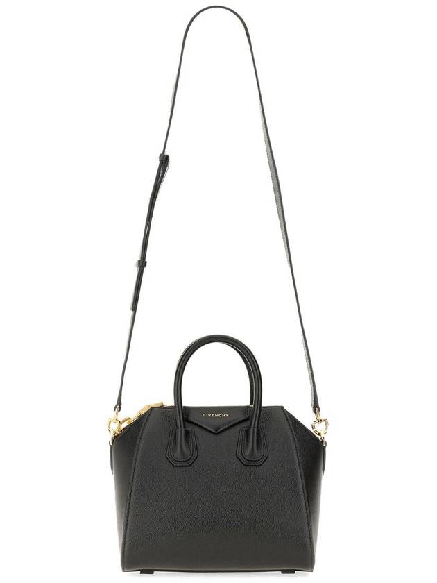 Givench Antigona Leather Mini Bag Black - GIVENCHY - BALAAN 3