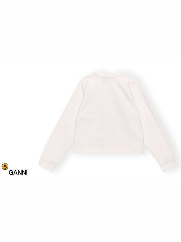 Isoli Raglan Strawberry Sweatshirt Vanilla Ice - GANNI - BALAAN 4