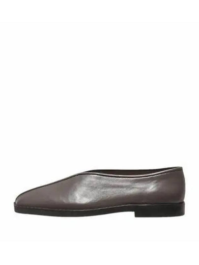 Shiny Nappa Leather Flat Piped Slippers Misty Mauve - LEMAIRE - BALAAN 2