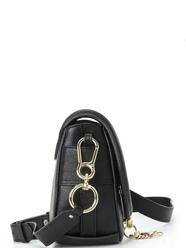 Grain Leather Mara Cross Bag Black - CHLOE - BALAAN 3