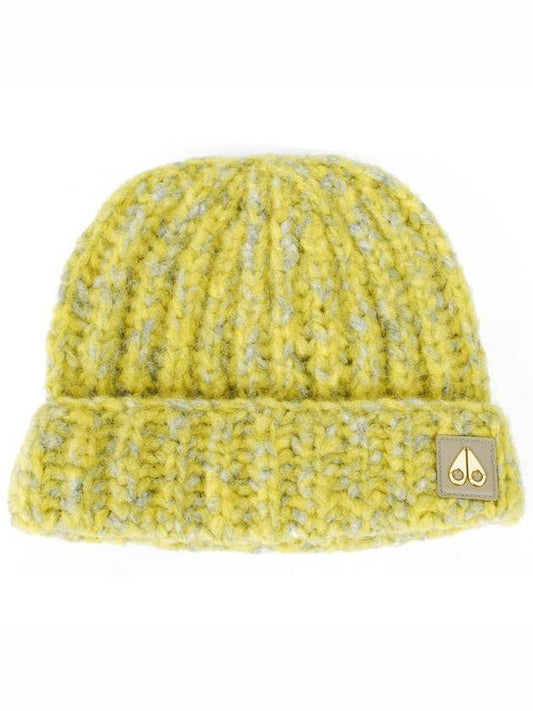 Trenton Alpaca Wool Beanie Yellow - MOOSE KNUCKLES - BALAAN.