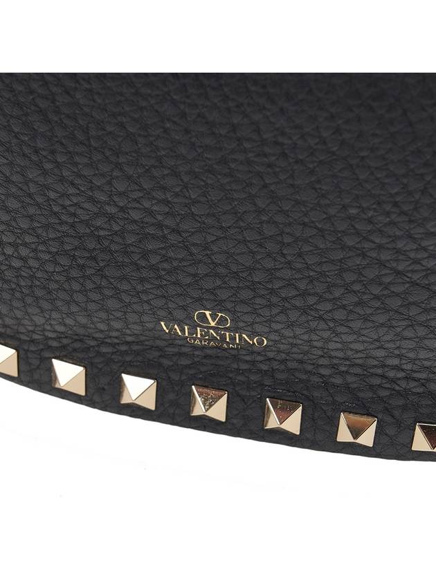 Rockstud Tote Bag Black - VALENTINO - BALAAN 10