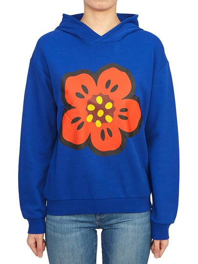 Kids Boke Flower Hoodie Blue - KENZO - BALAAN 2