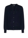 Soft Lambskin Ama Cardigan Navy - A.P.C. - BALAAN 2