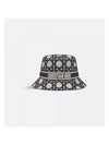 D-Bobby Macrocannage Small Brim Bucket Hat Blue Beige - DIOR - BALAAN 1