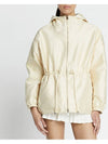 T Monogram Jacquard Anorak Ivory - TORY BURCH - BALAAN 2