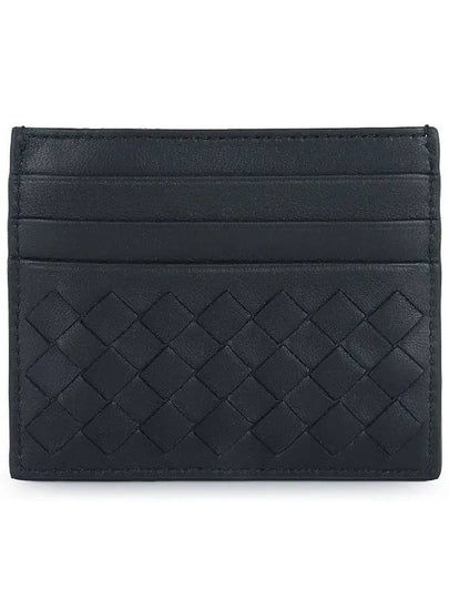 Intrecciato Weaving Card Wallet Navy - BOTTEGA VENETA - BALAAN 2