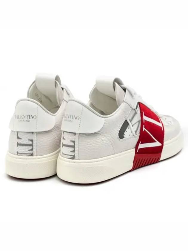 logo band low-top sneakers red white - VALENTINO - BALAAN 7