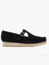 WALLABEE T BAR BLACK SUEDE 26175666 Wallaby T bar black suede - CLARKS - BALAAN 2