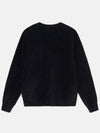 Shaggy cardigan black 117094 - STUSSY - BALAAN 2