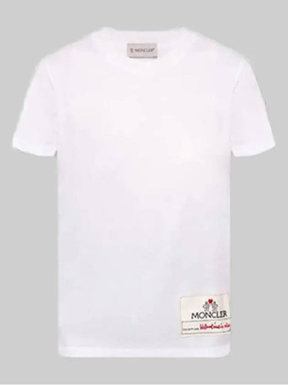 White Red Women s Short Sleeve 8C00017 809CR 001 - MONCLER - BALAAN 2