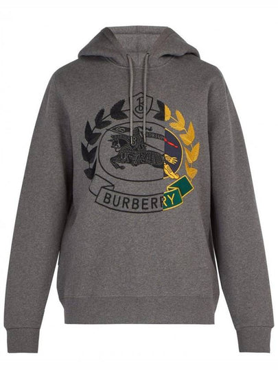 Retro Embroidered Ashura Hoodie Grey - BURBERRY - BALAAN 2