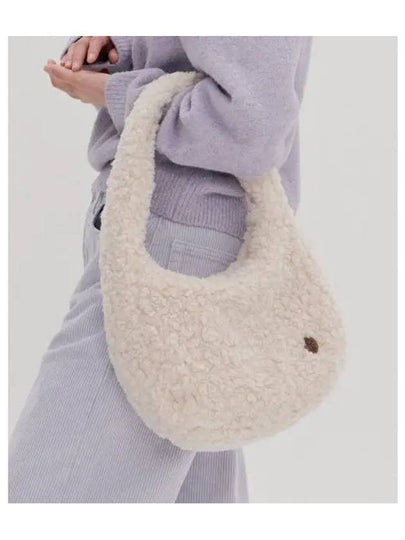 Boucle Fleece Shoulder Bag KD3BCF6103FCRM - KEDS - BALAAN 1