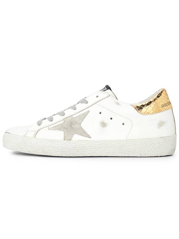 Silver Tab Super Star Low Top Sneakers White - GOLDEN GOOSE - BALAAN 4