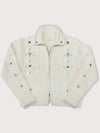 Alps Knit Zip up Cardigan Flower Stitched by Hand IVORY Women s Embroidery - RUBATI - BALAAN 3