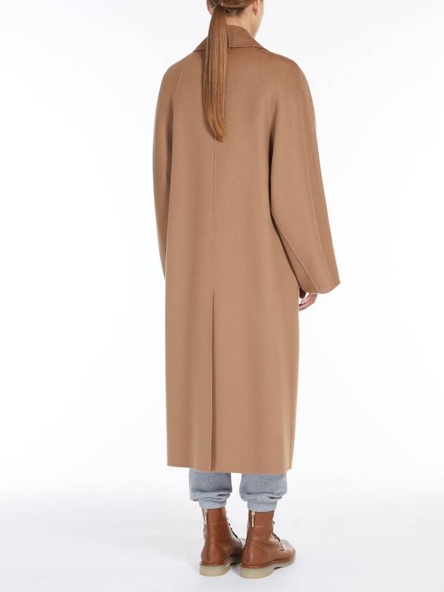 Copy Button Wool Double Coat Camel - S MAX MARA - BALAAN 4