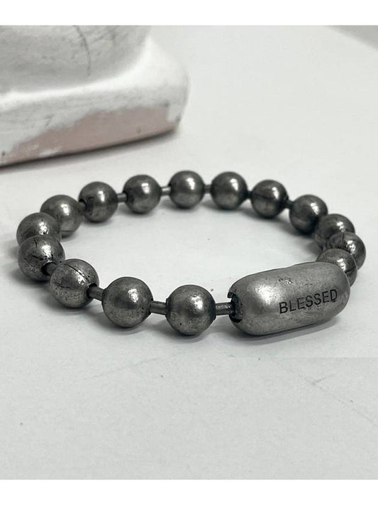 Ballchain braceletDark silver - BLESSED BULLET - BALAAN 2