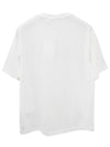 Face Logo Relaxed Fit Short Sleeve T-Shirt Optic White - ACNE STUDIOS - BALAAN 4