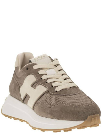 H641 - Leather and canvas trainers - HOGAN - BALAAN 2