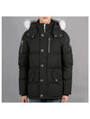 Original 3Q Hooded Padding White Shearling Black - MOOSE KNUCKLES - BALAAN 2