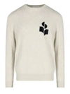 Men's Evans Logo Sweatshirt Light Grey - ISABEL MARANT - BALAAN 2